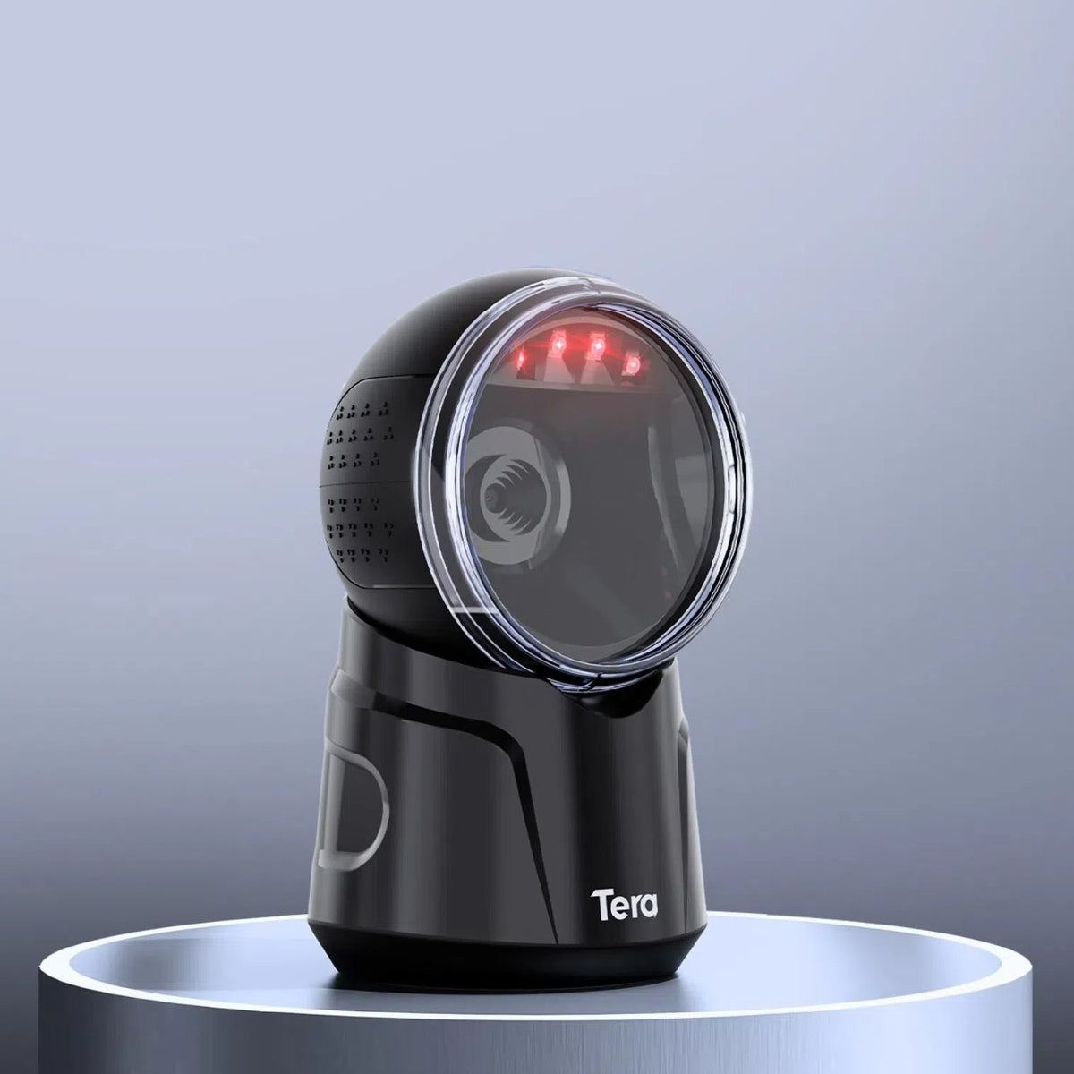 Tera CCD 1500 Barcode Scanner - 1D Bedraad, USB 1,5m, Voor Papier En Scherm, 25 Talen, Zwart/oranje