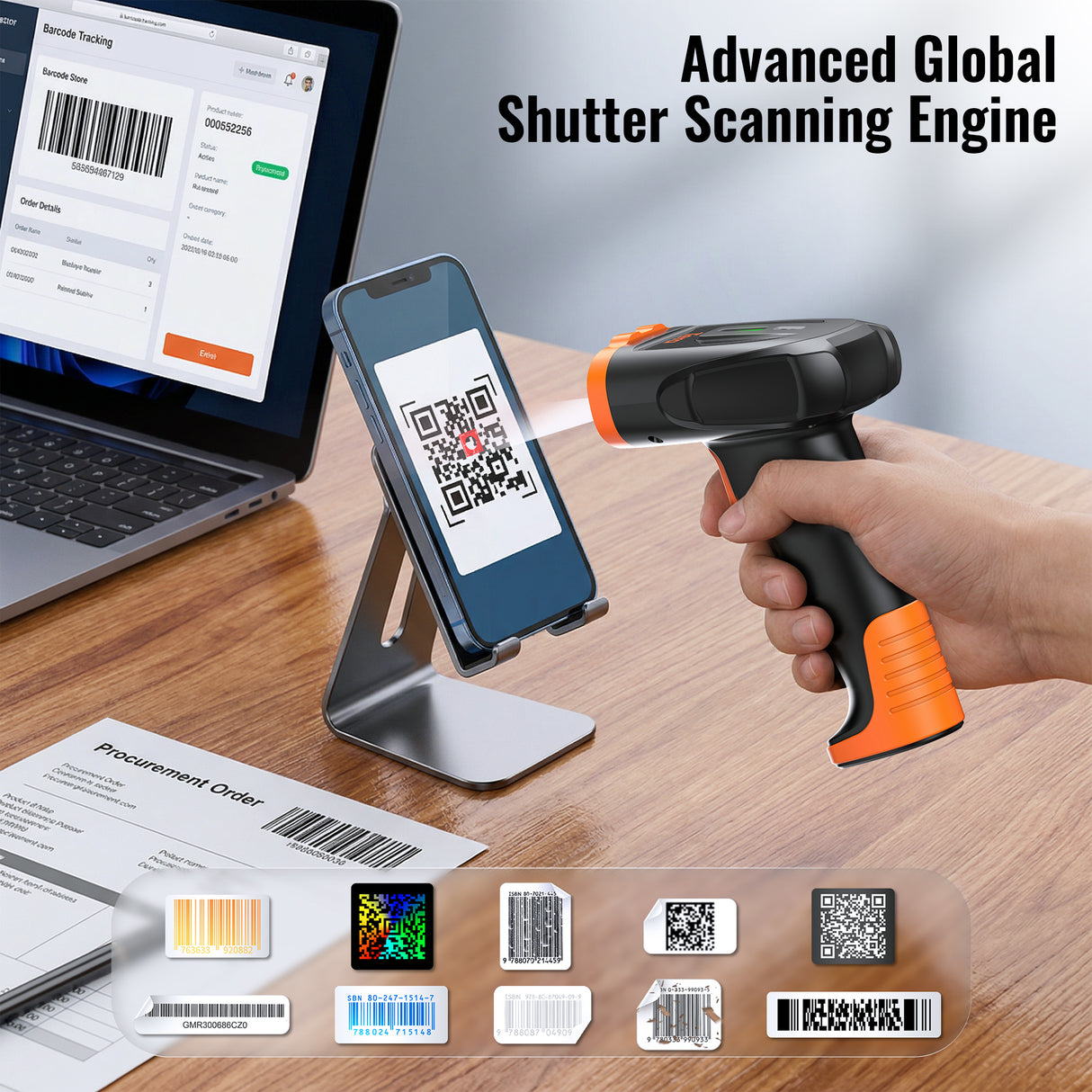 D5300 2D Wireless Barcode Scanner