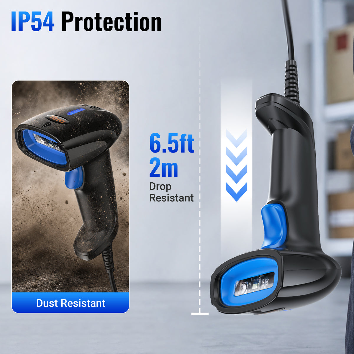 D4100Y 2D USB Wired Barcode Scanner