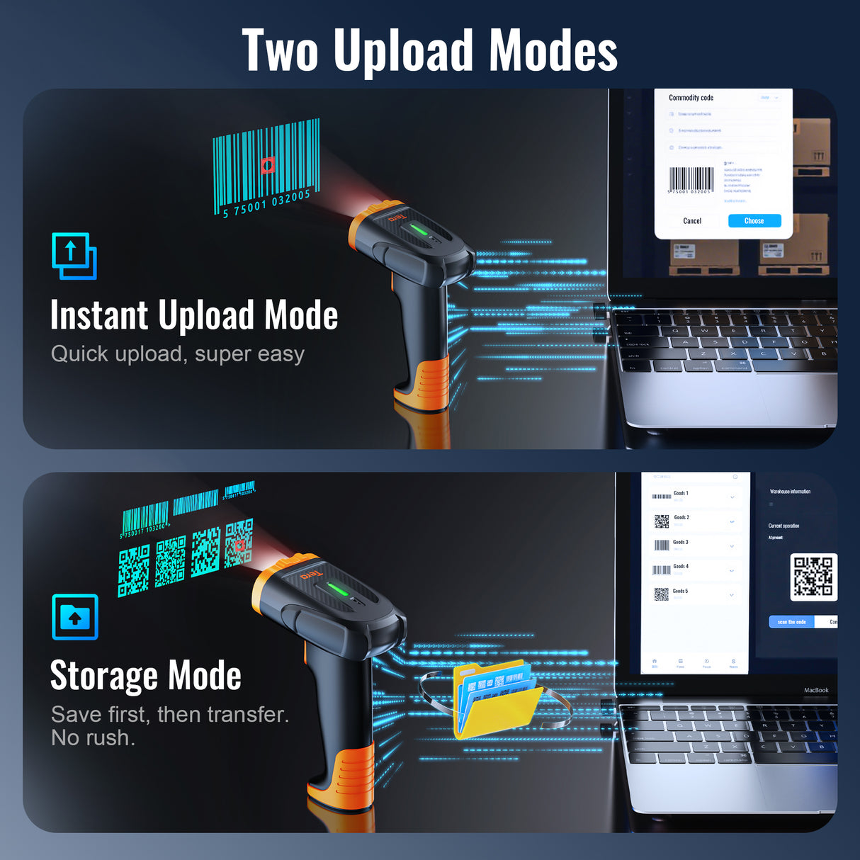 D5300 2D Wireless Barcode Scanner