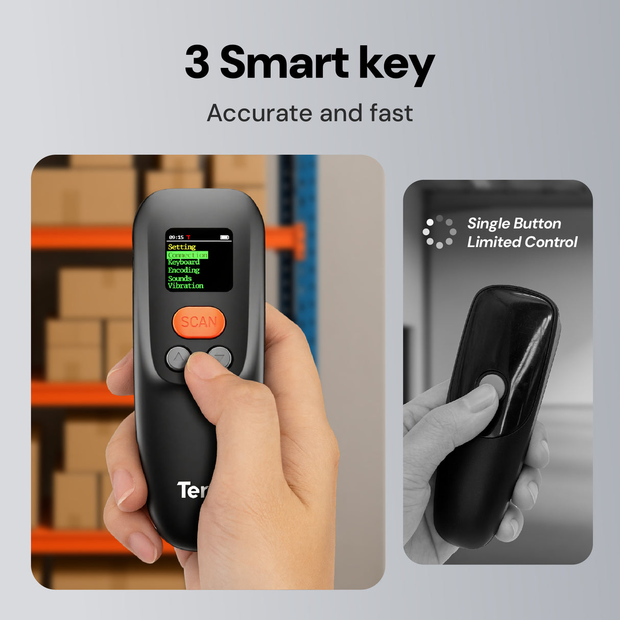 1600 2D Portable Barcode Scanner