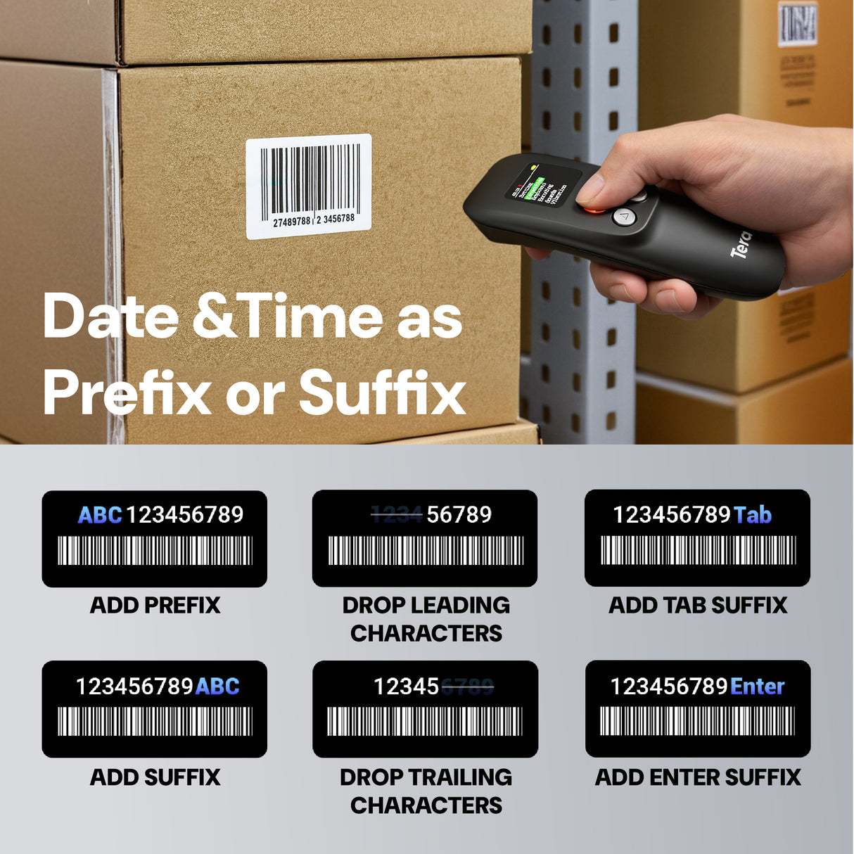 1600 2D Portable Barcode Scanner