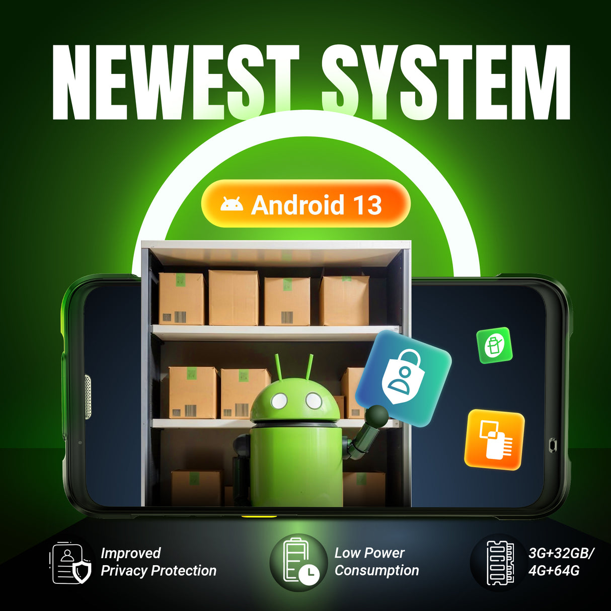 Android 13 Barcodescanner P166