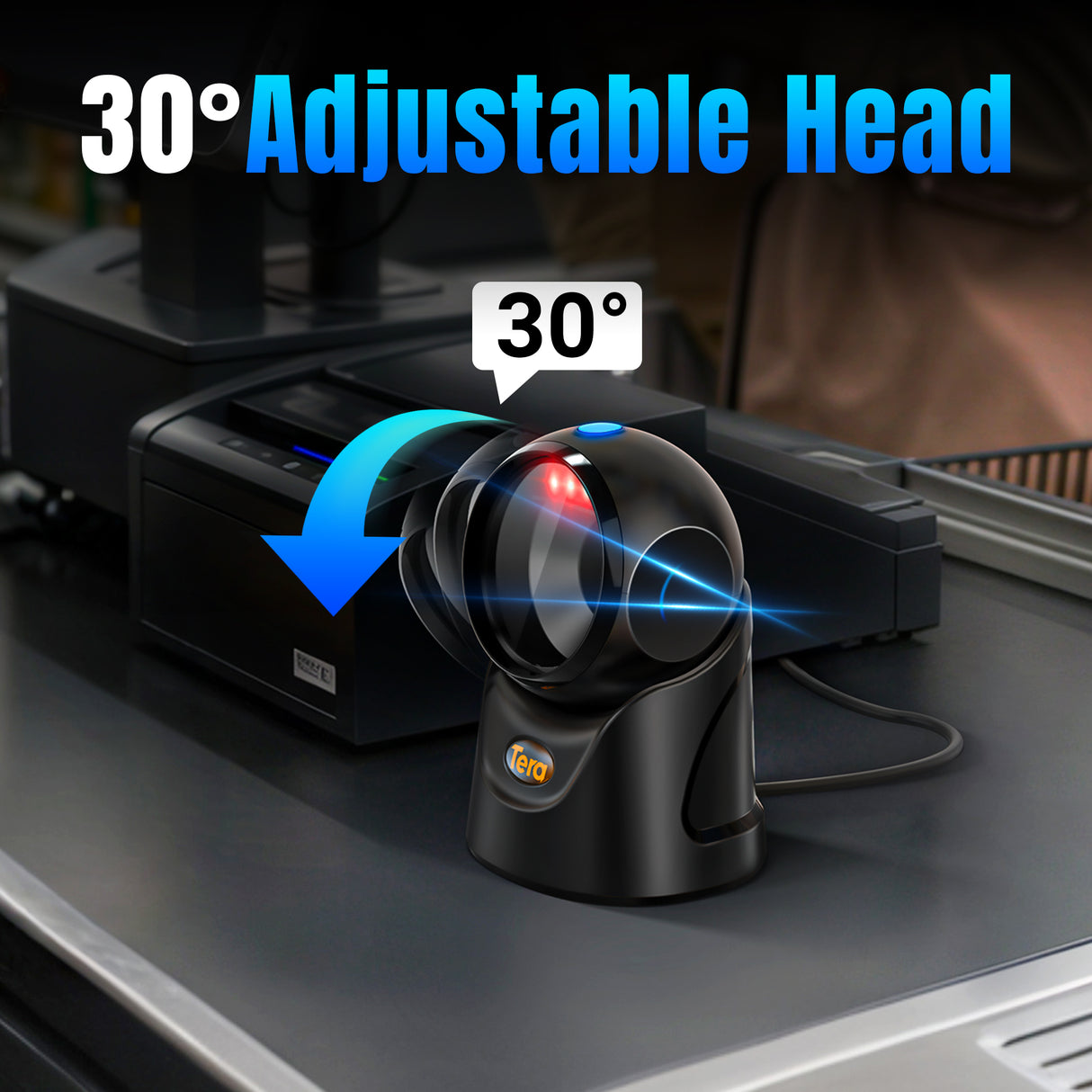 9700 2D Desktop USB Barcode Scanner