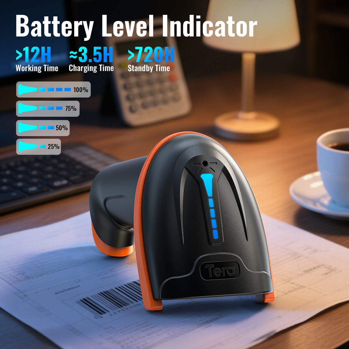 D5100 2D Wireless Barcode Scanner