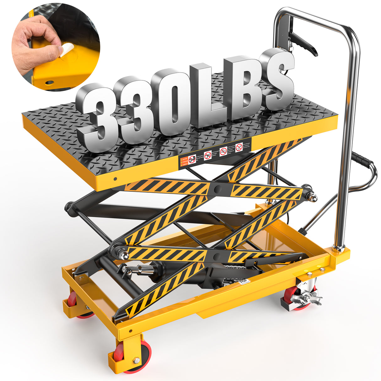 Hydraulic Lift Table Cart for Warehouse Material Handling