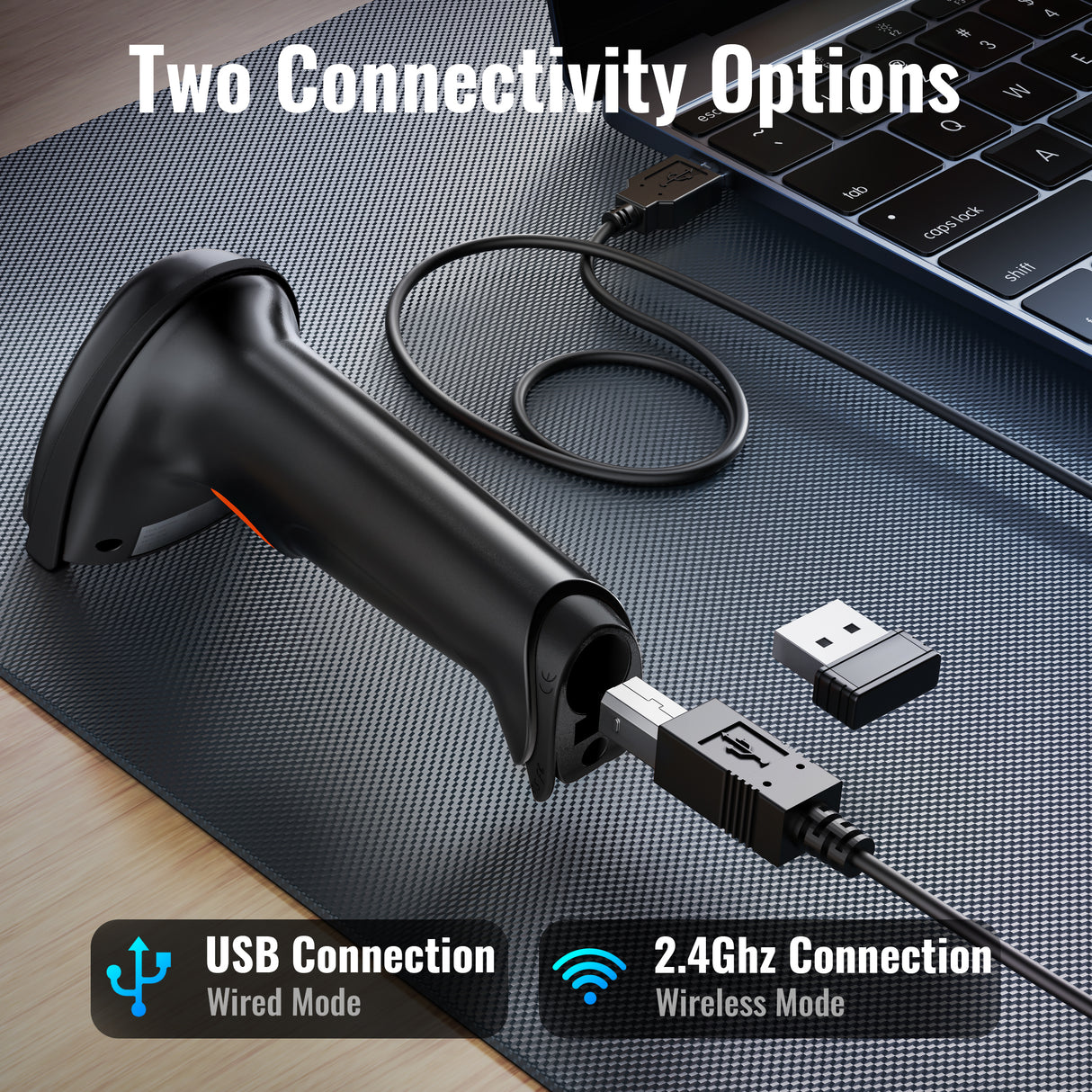 D5100 2D BarCode Scanner black