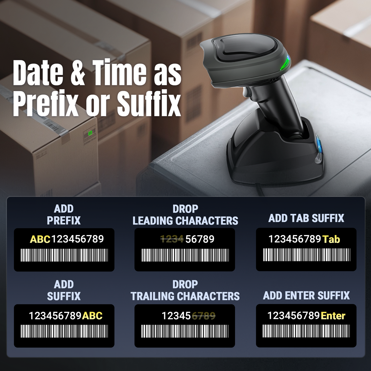 CS2290 2D Wireless Barcode Scanner with Cradle