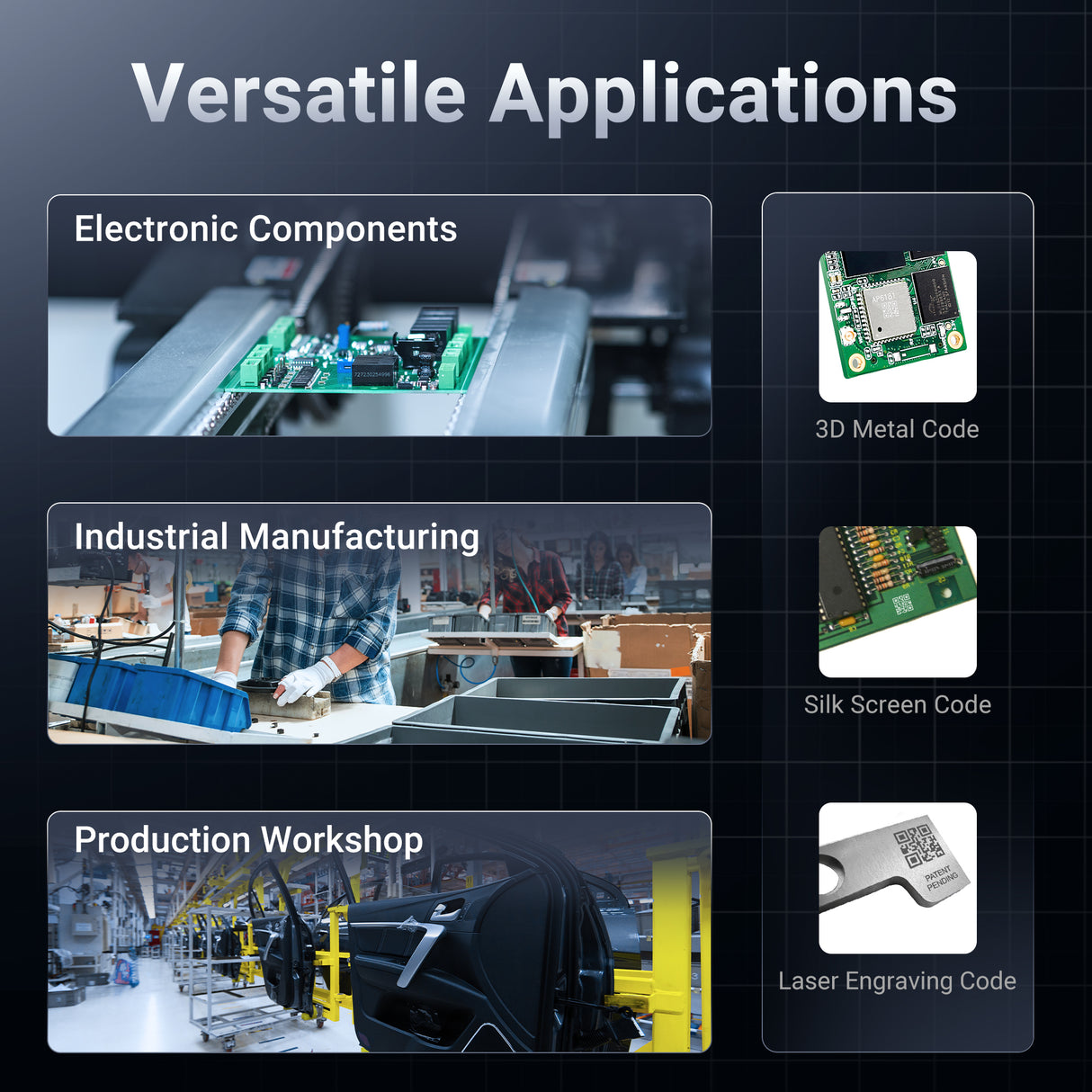 8100DPM Pro Wireless Barcode Scanner with Stand