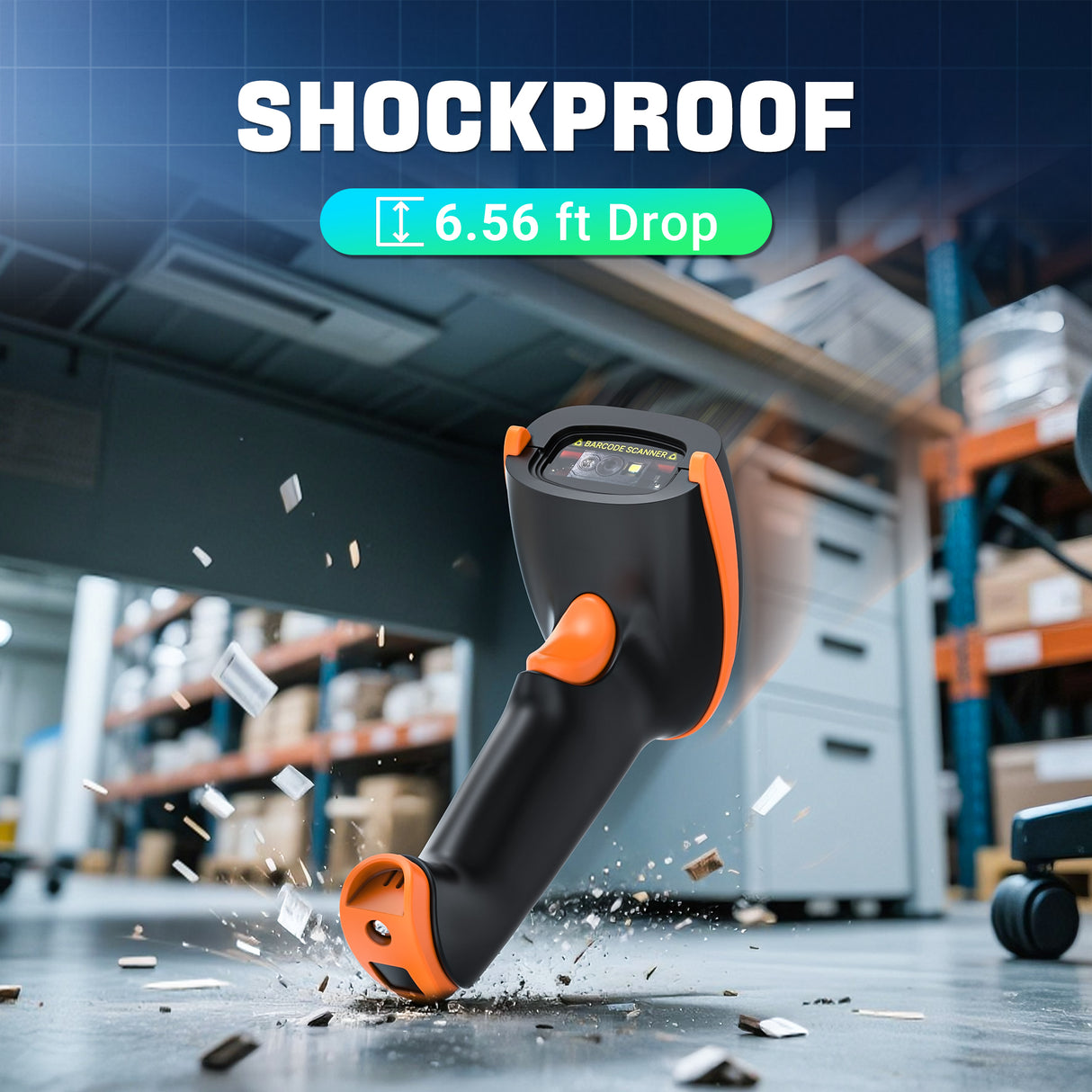 D5100-CR 2D BarCode Scanner with Wall Mountable Cradle