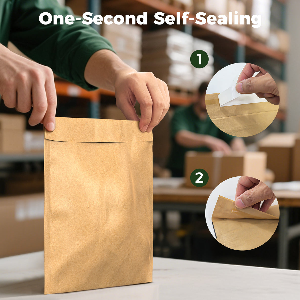 100% Recycled Honeycomb Paper Padded Mailers