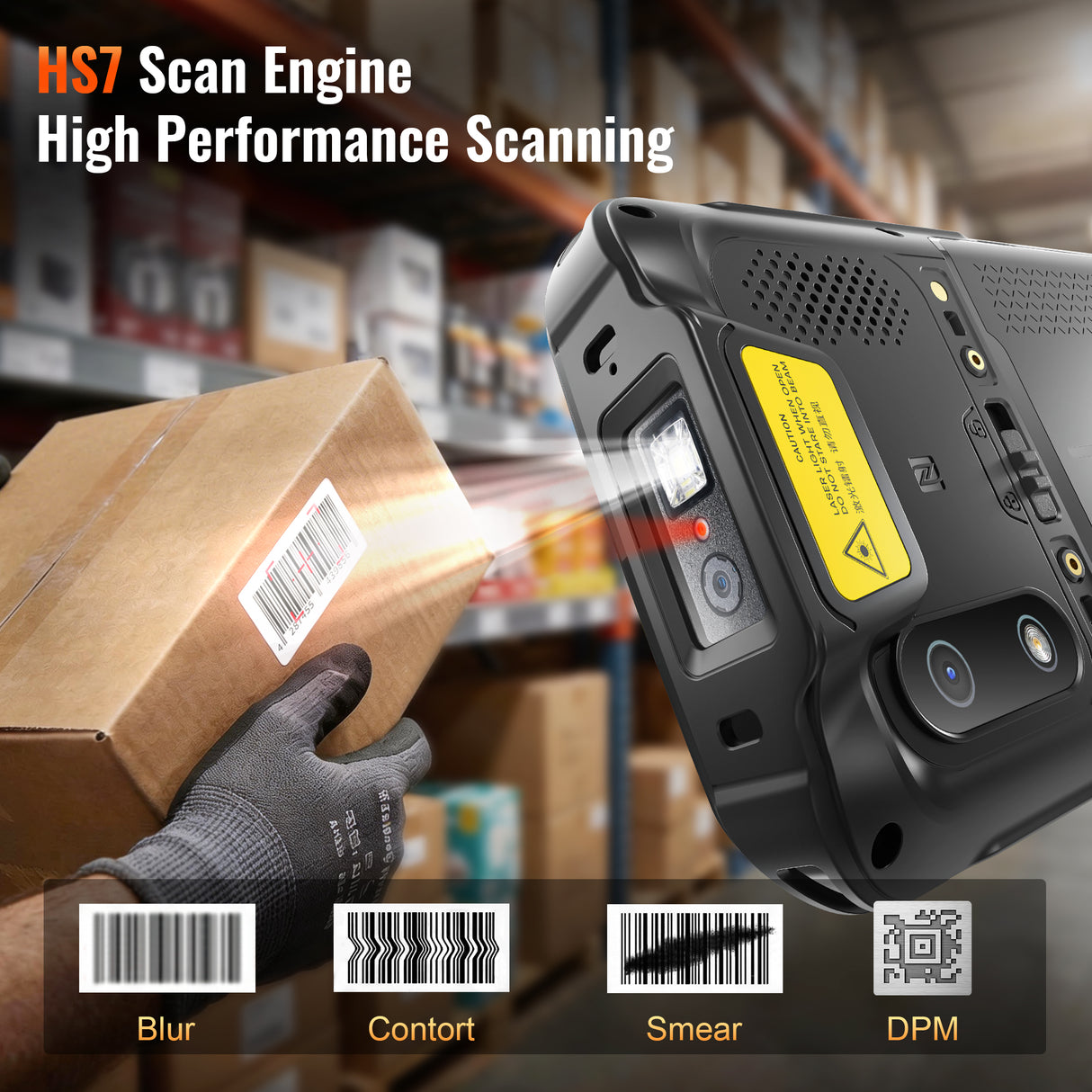 iTera P500 Rugged Android 13 Barcode Scanner PDA