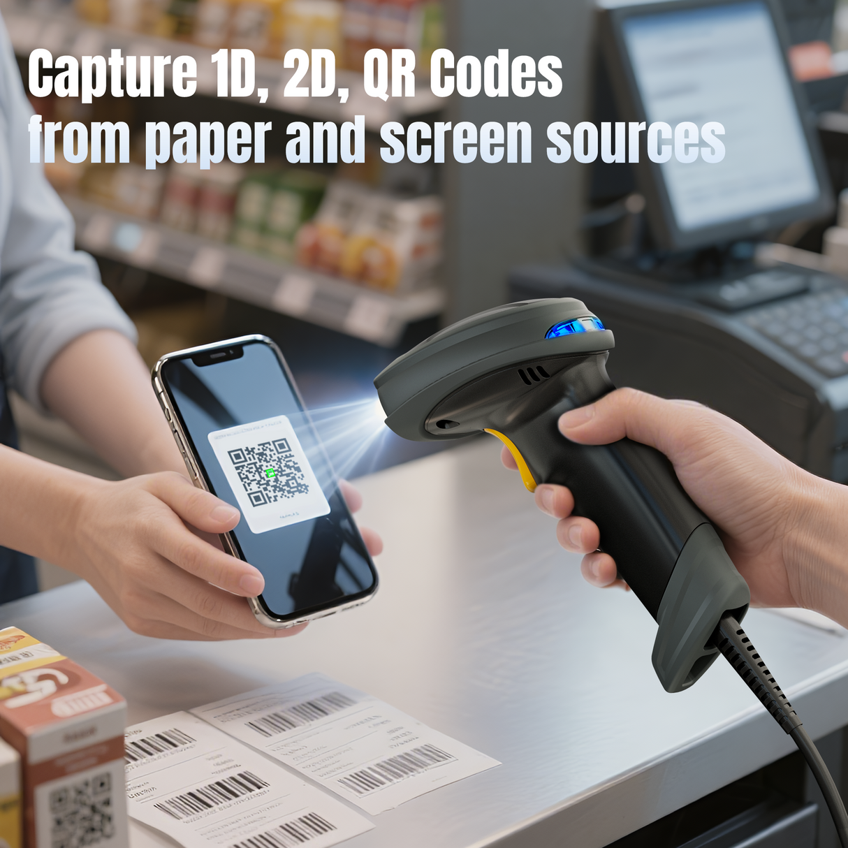 MD6600SR 2D USB Barcode Scanner