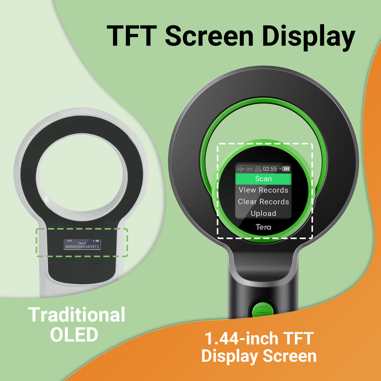 Tera Upgrade Pet Microchip Scanner H02