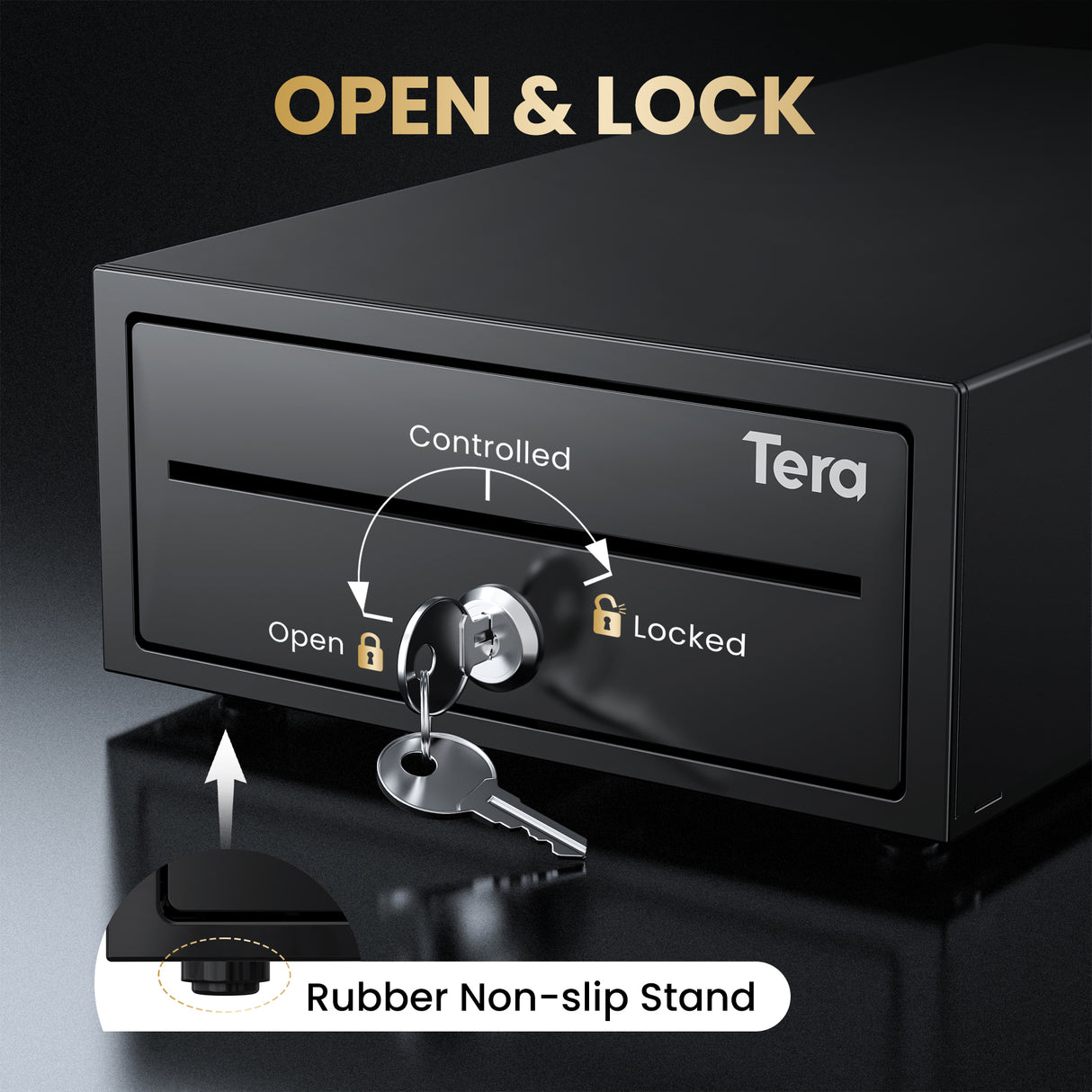 208 8 Inch 4 Bill 6 Coin Small Cash Drawer