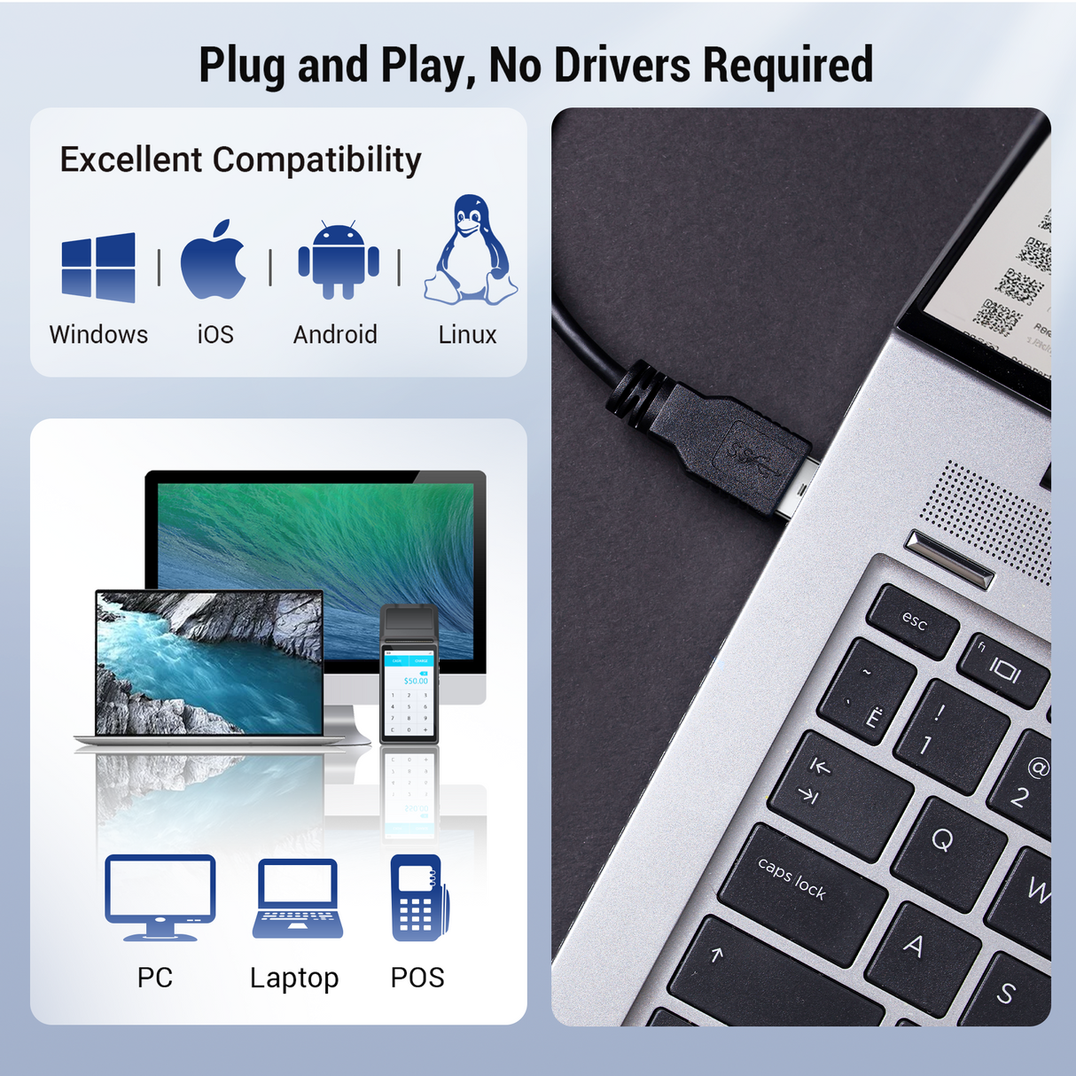 MD6600SR 2D USB Barcode Scanner