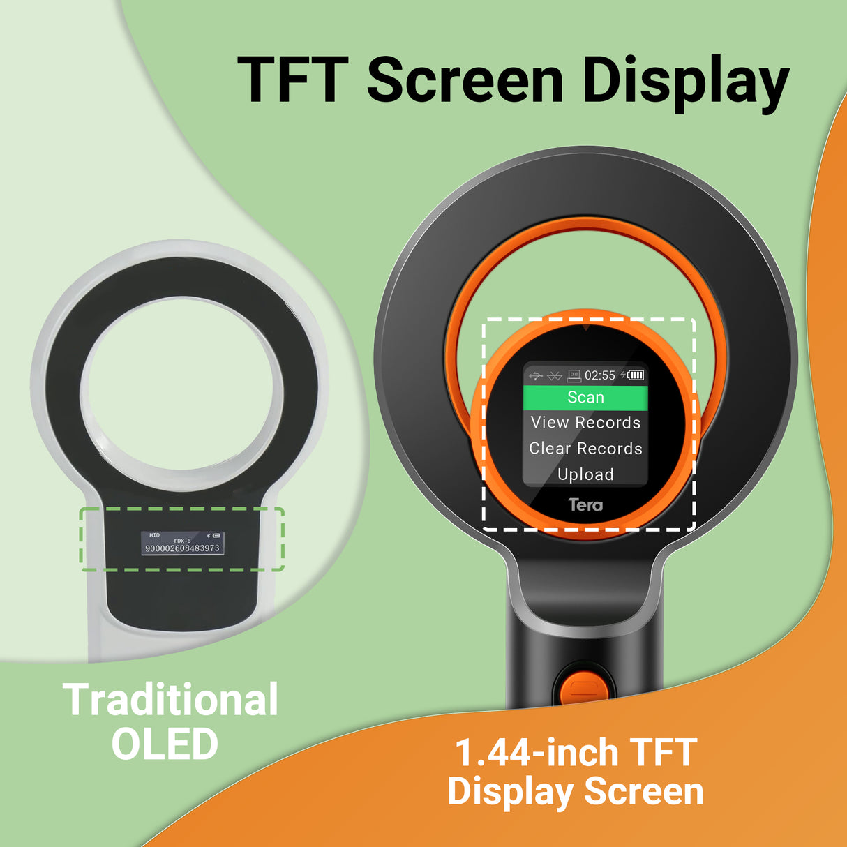 Tera Upgrade Pet Microchip Scanner H02