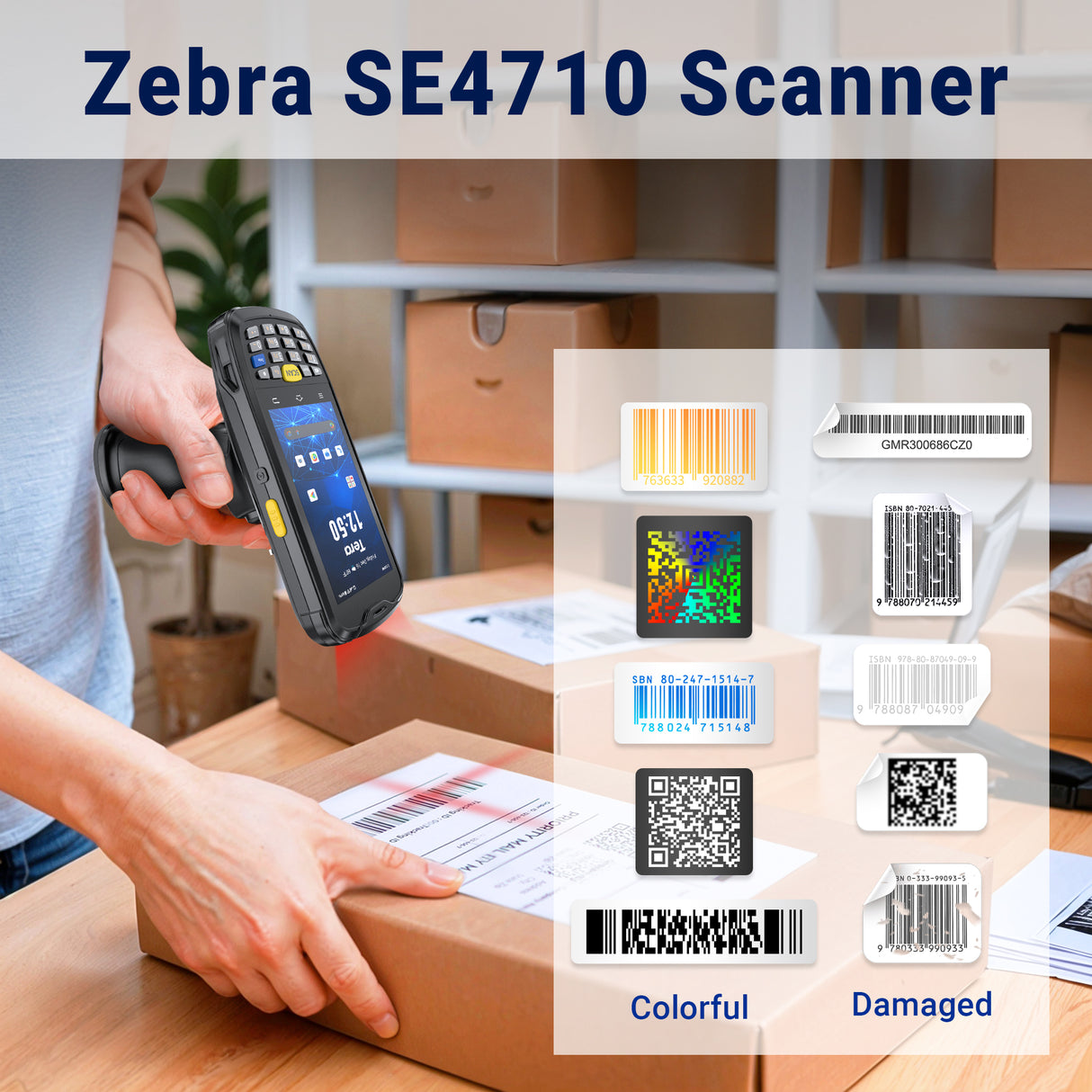 Android 10 Barcode Scanner P160