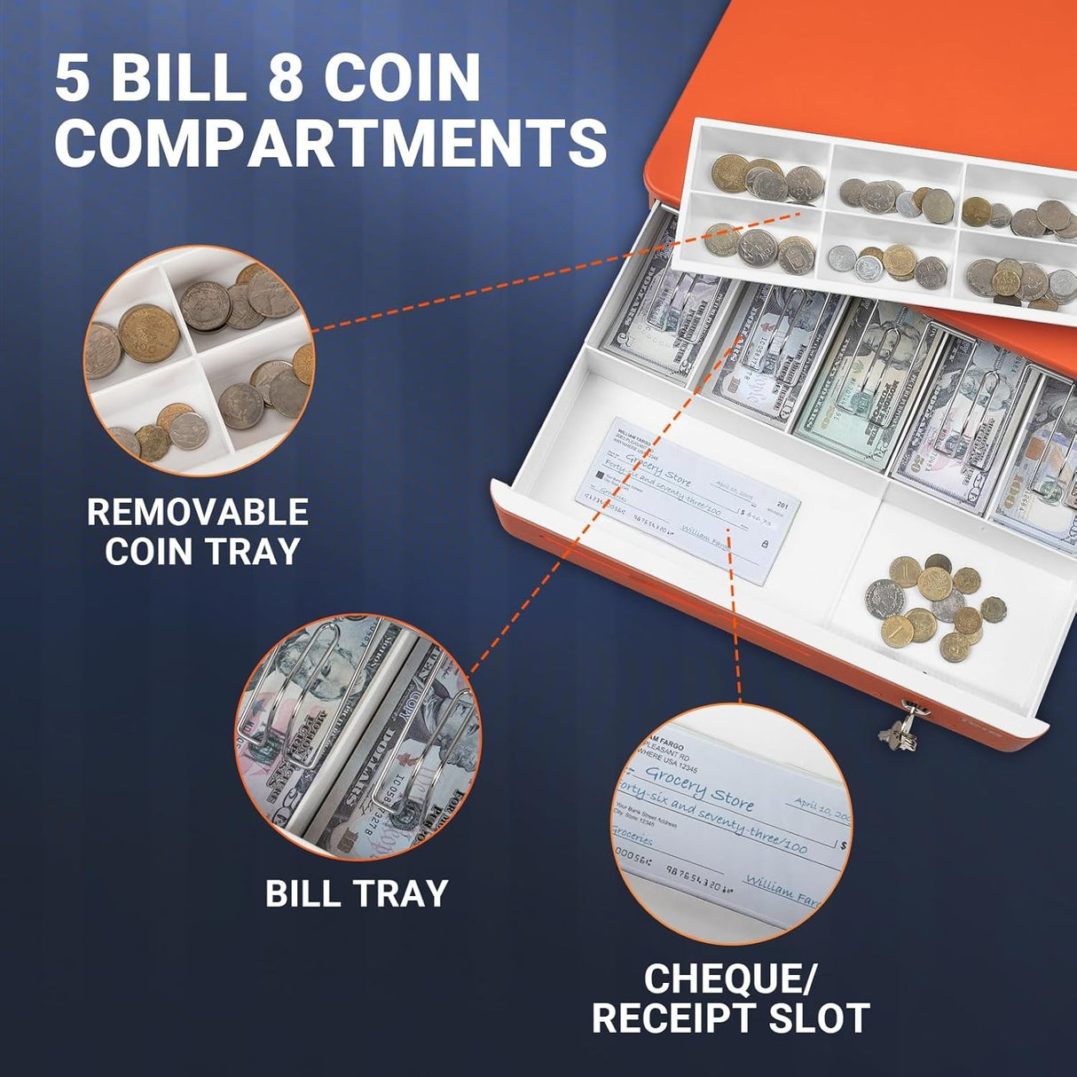 16-Zoll-Kassenschublade mit automatischer Öffnung 405R