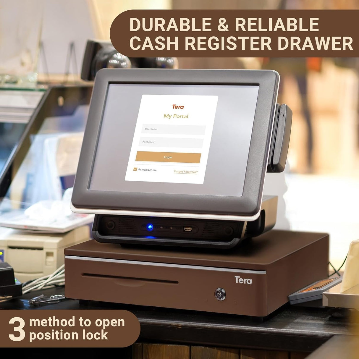 16-Zoll-Kassenschublade mit automatischer Öffnung 405R