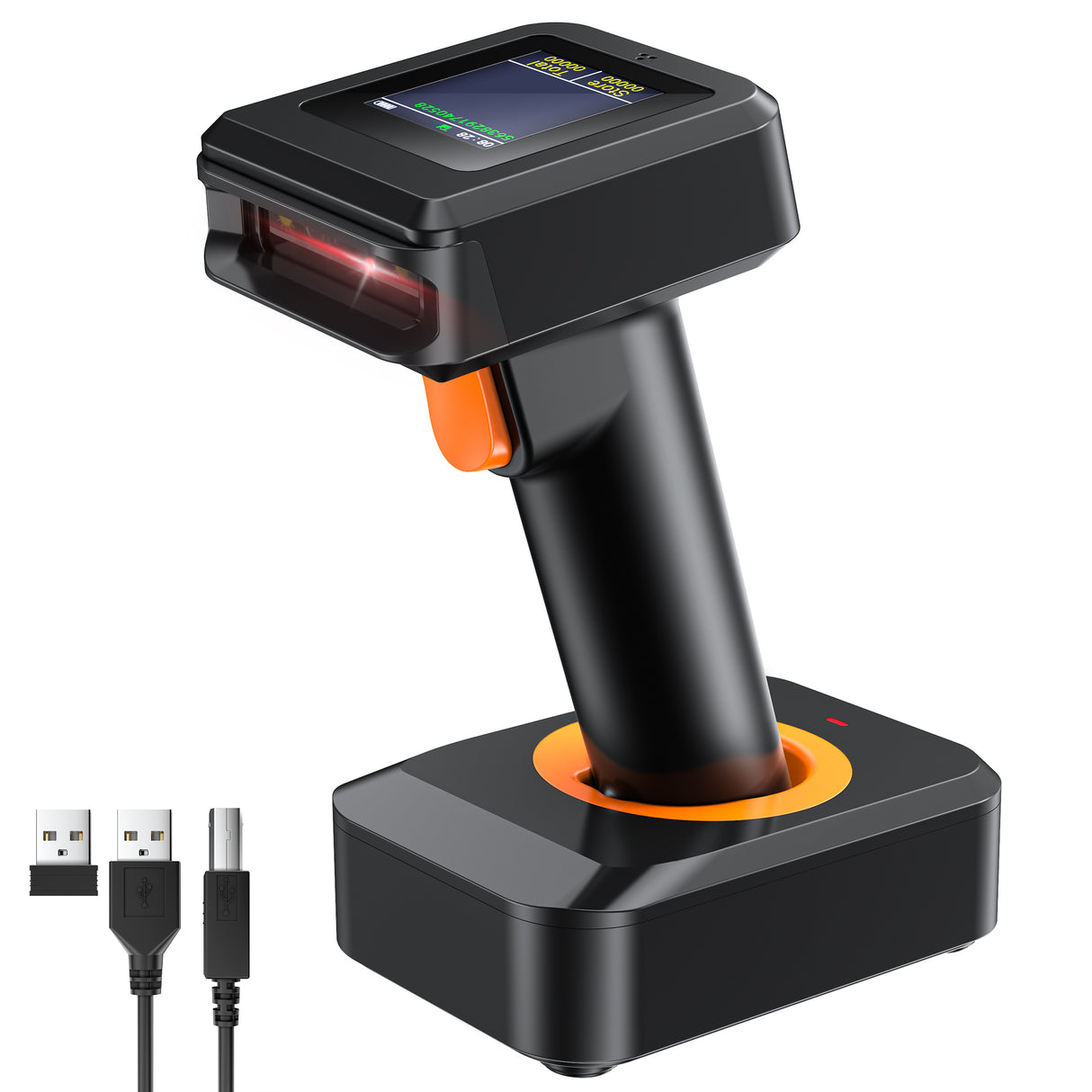 HW0006Pro 2D Wireless Barcode Scanner with Display Screen