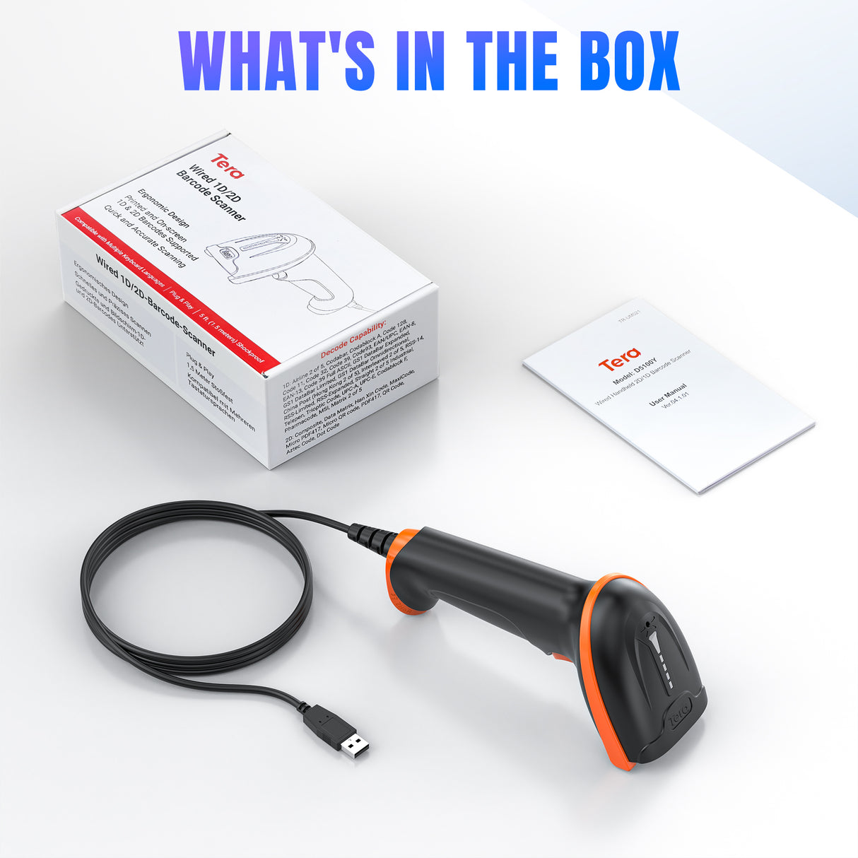 D5100Y 2D USB Barcode Scanner
