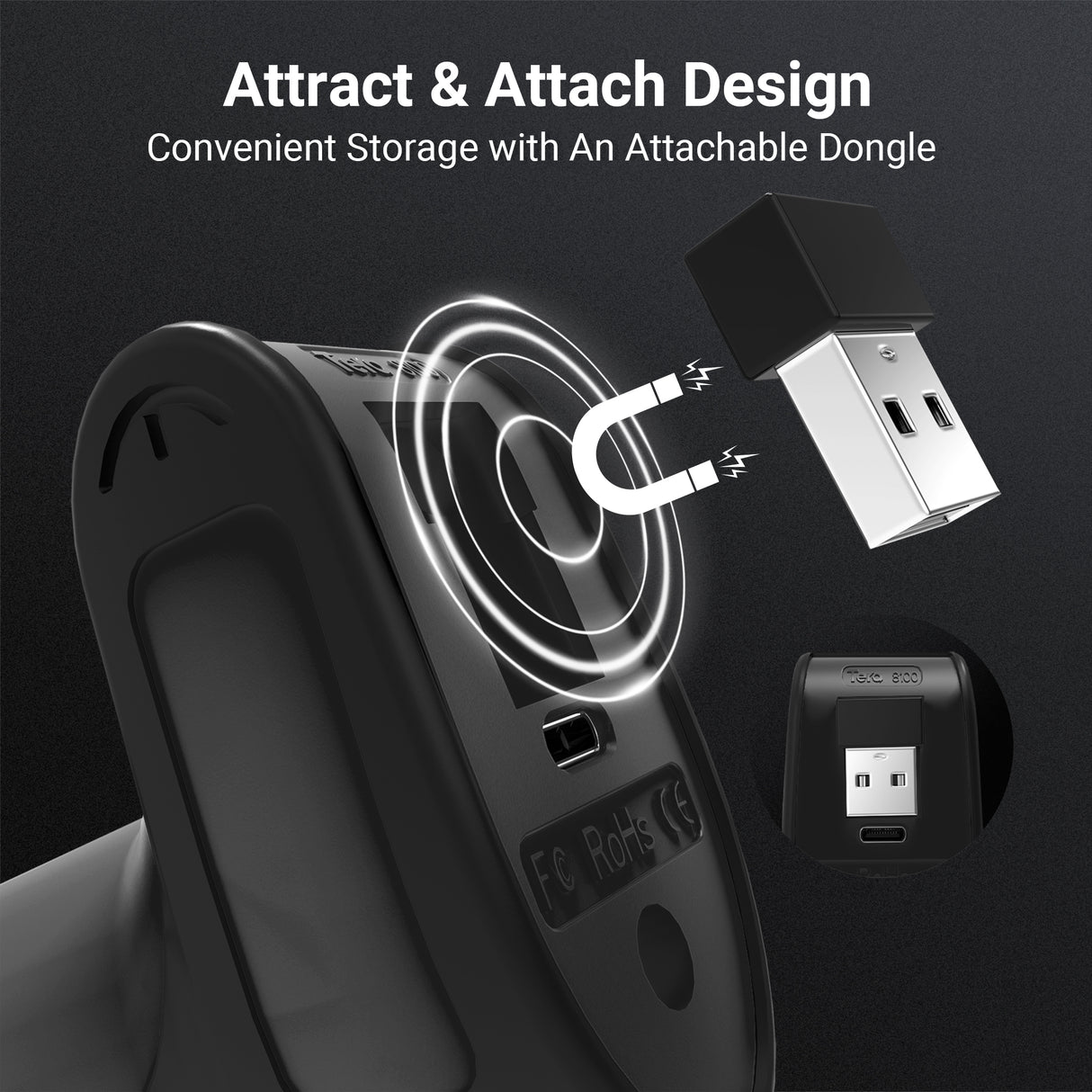 8100 Industrial 2D Handheld BarCode Scanner Black