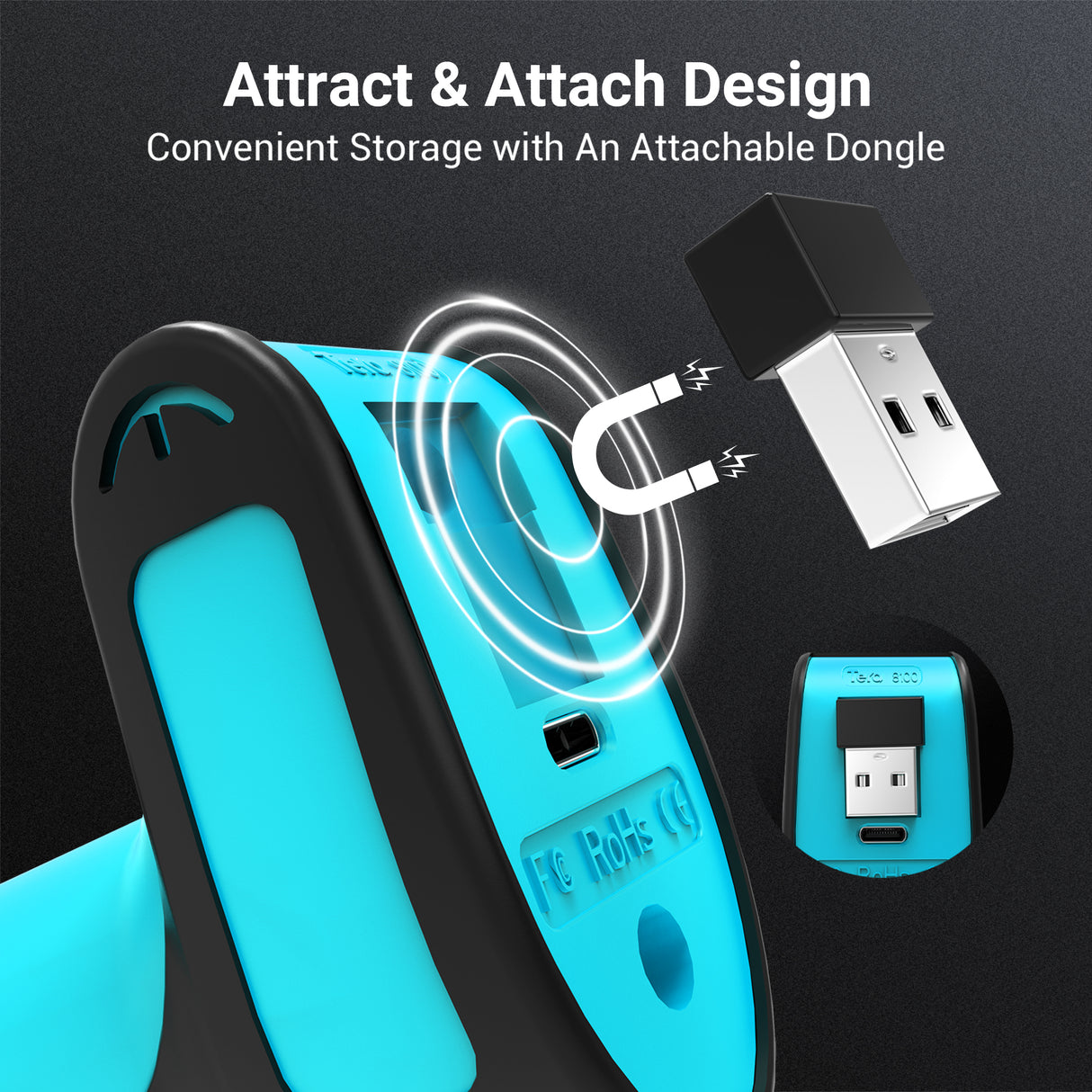 8100 Industrial 2D Handheld BarCode Scanner Blue