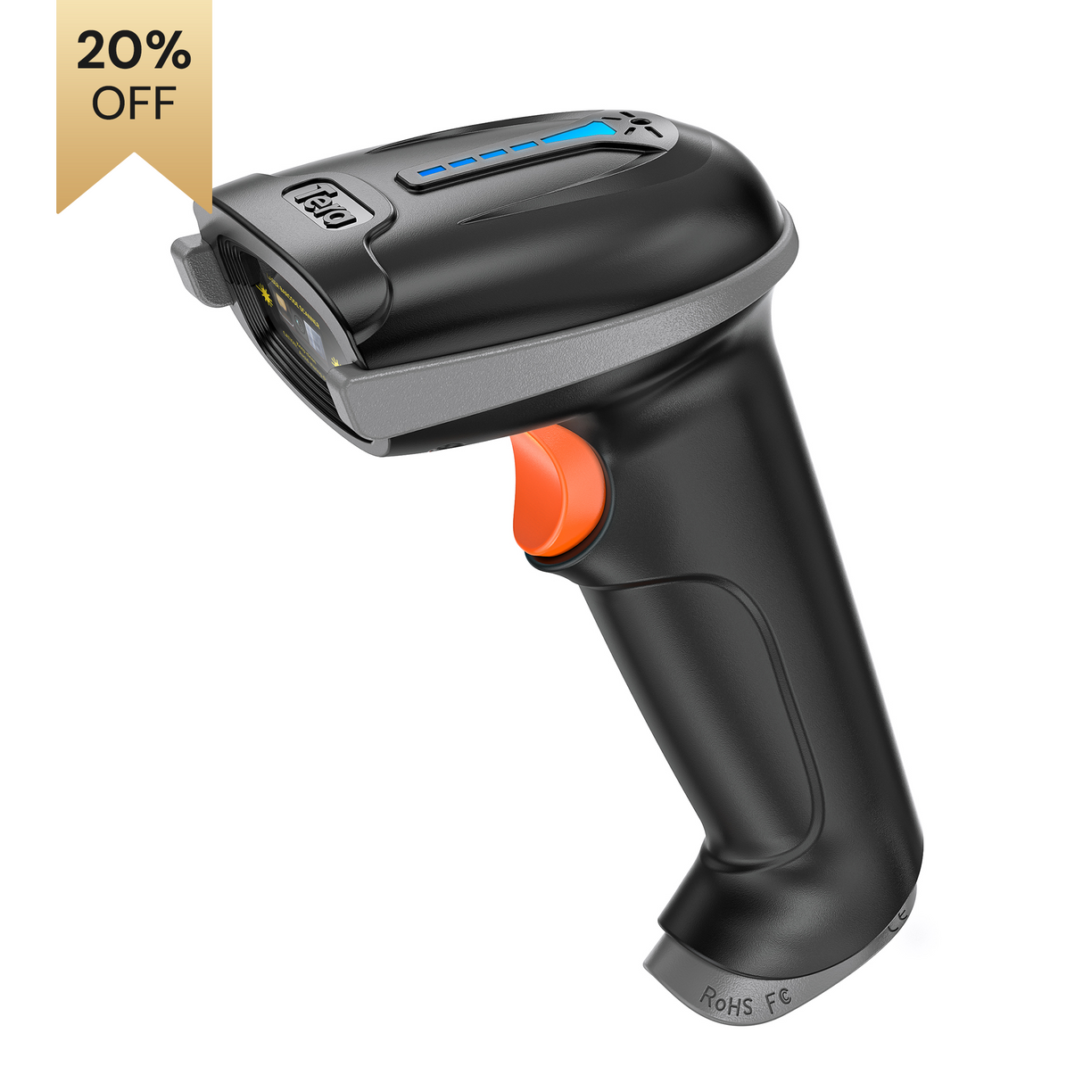 5100 Laser 1D Wireless Barcode Scanner