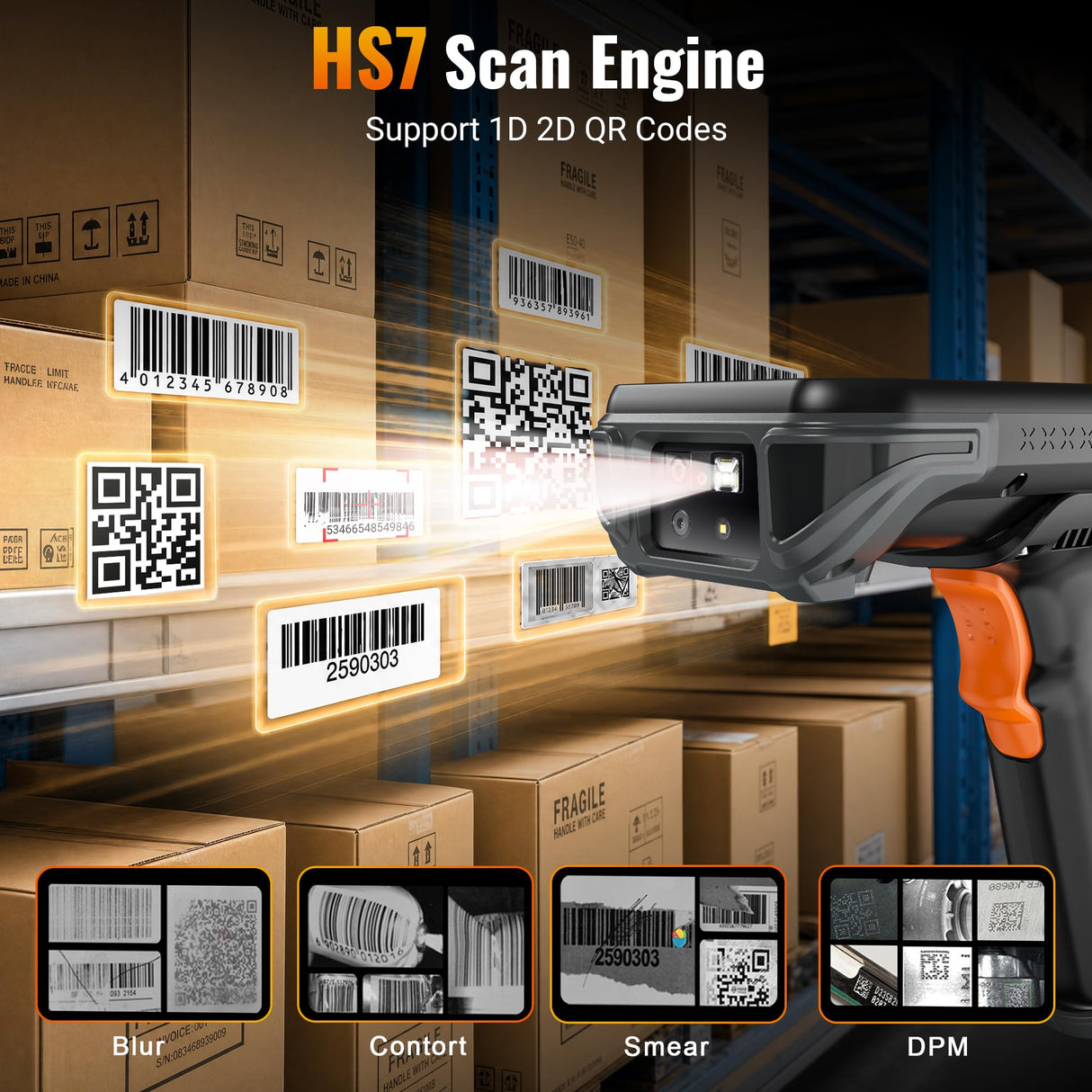 iTera P700 Rugged Android 14 Barcode Scanner PDA