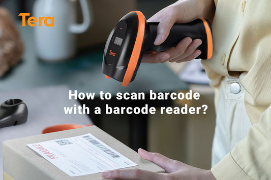 How to scan barcodes with a barcode reader?