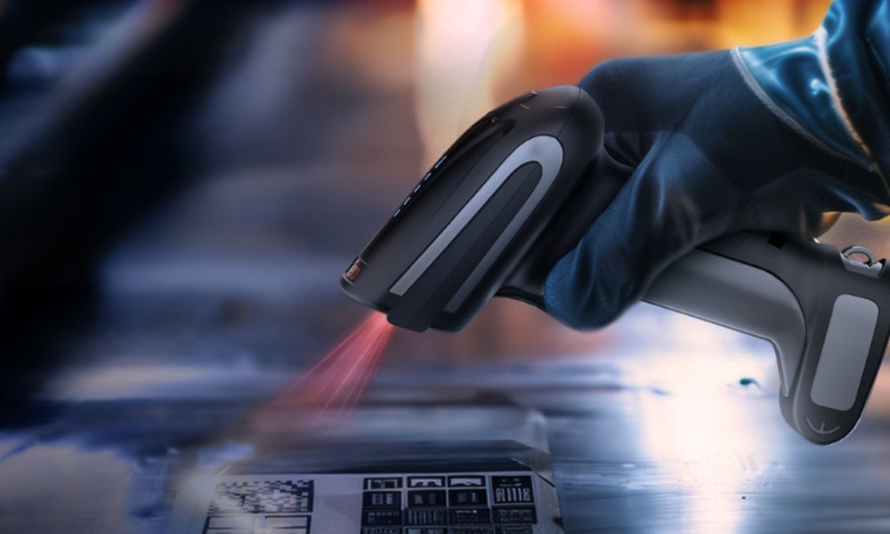 A wireless Bluetooth barcode scanner in action, highlighting tips for choosing, using, and maintaining it for optimal performance.