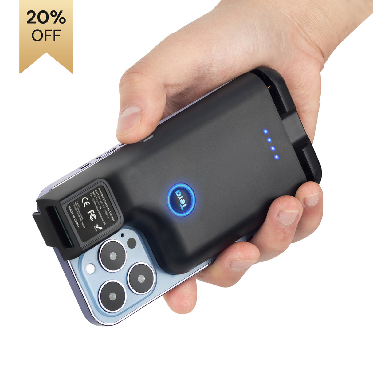 0013 2D Back Clip Barcode Scanner for Smartphone Wholesale