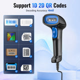D4100Y 2D USB Wired Barcode Scanner