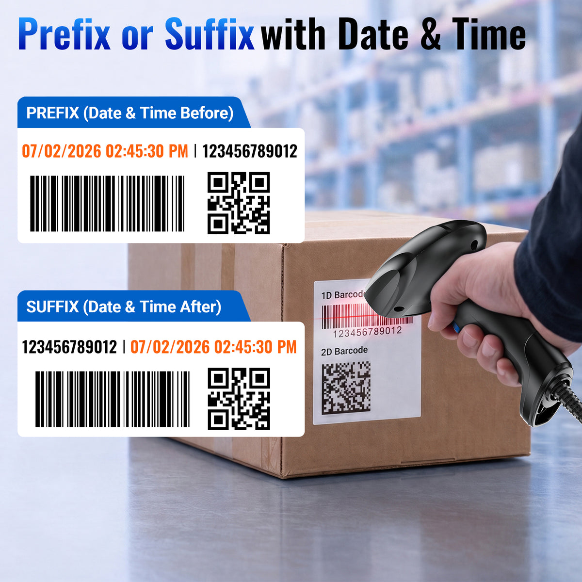 D4100Y 2D USB Wired Barcode Scanner