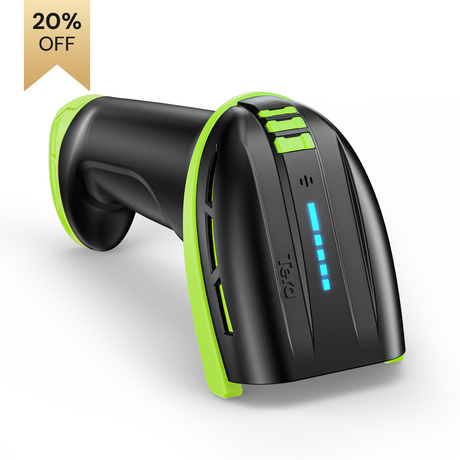 D6100 Pro 2D Wireless Barcode Scanner with Stand