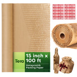 Honeycomb Packing Paper for Moving, Shipping and Gift Wrapping