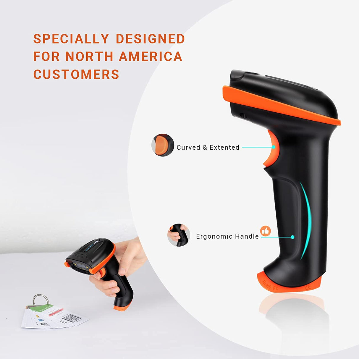 tera-5100-laser-1d-wireless-barcode-scanner orange