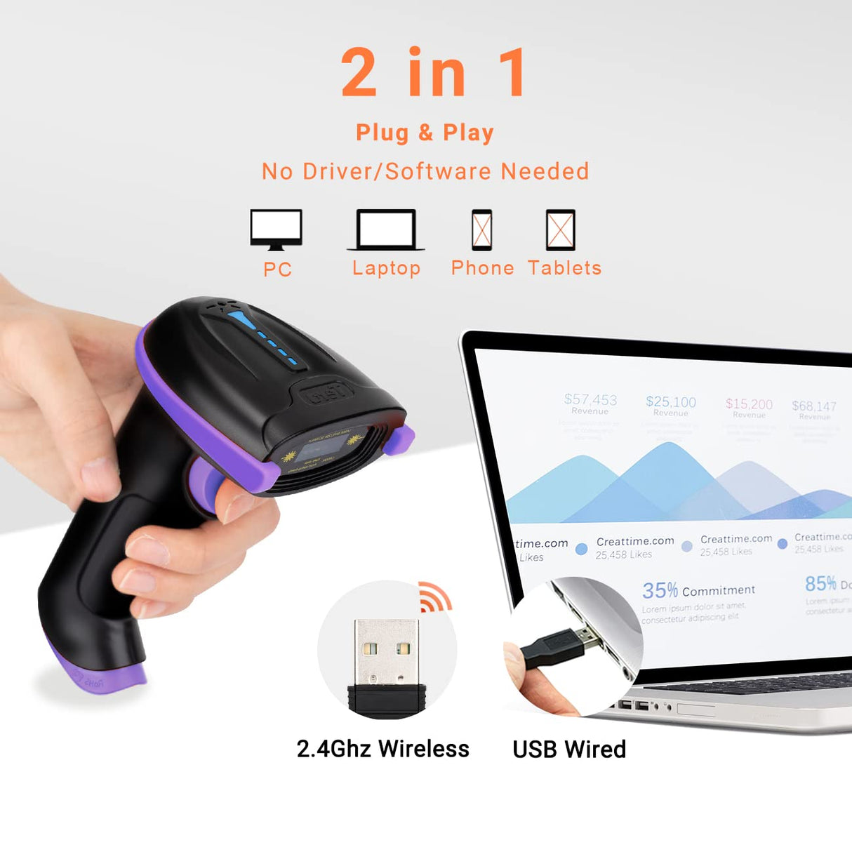 tera-5100-laser-1d-wireless-barcode-scanner purple