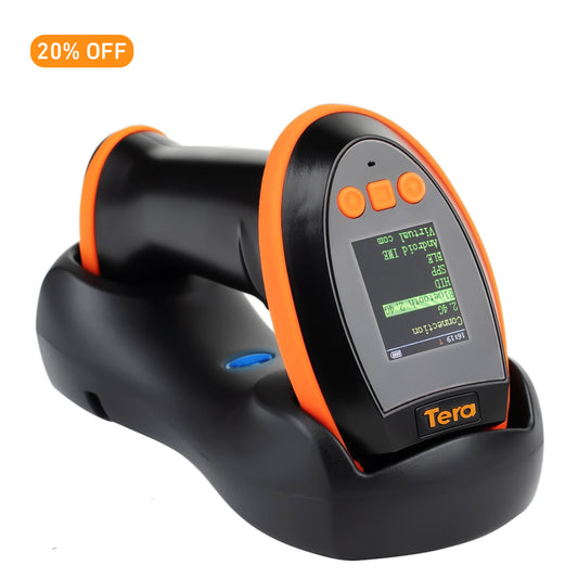 HW0009 2D Wireless Barcode Scanner with Display Screen