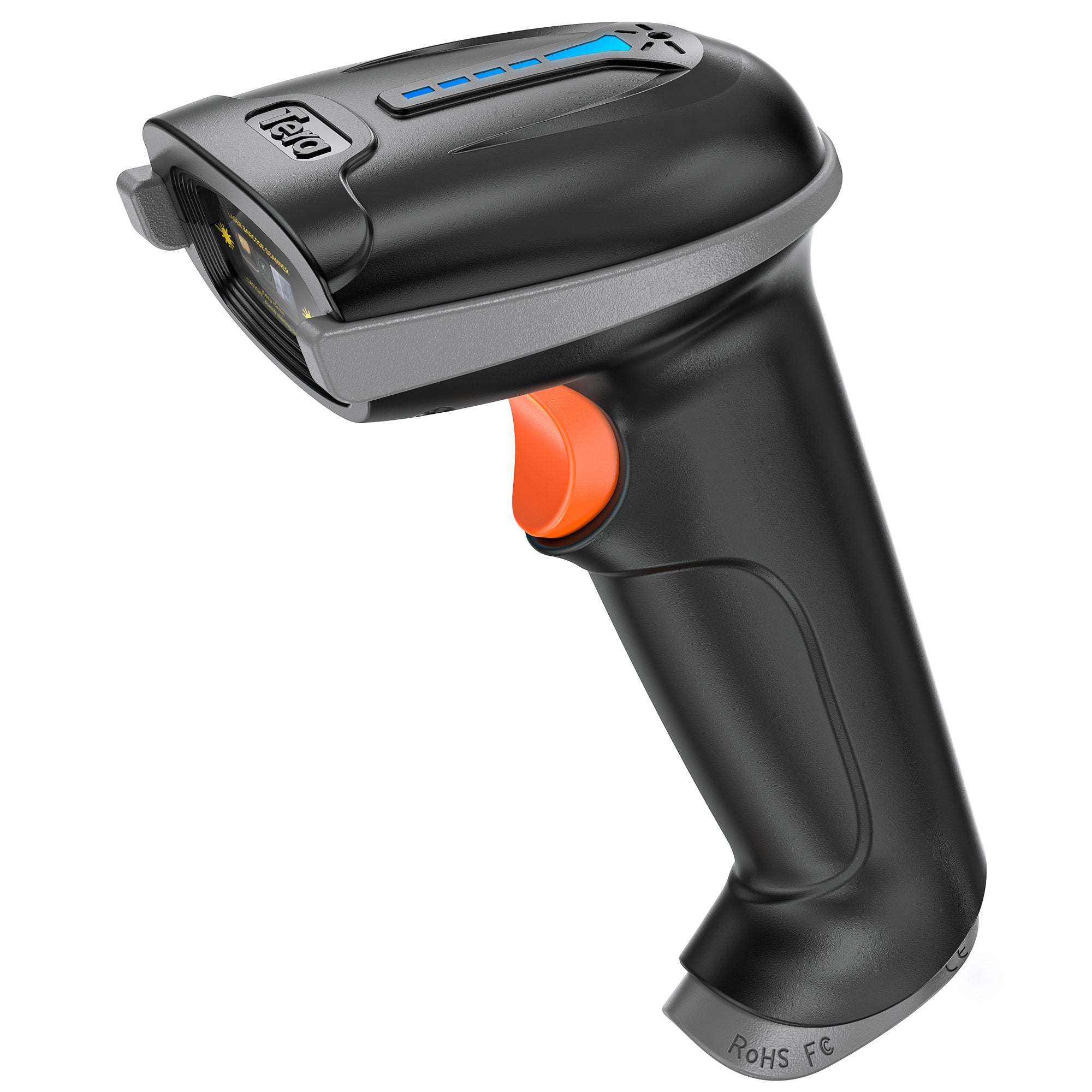 Tera Digital 5100 Barcode Scanner | 1D Wireless Laser Linear Bar