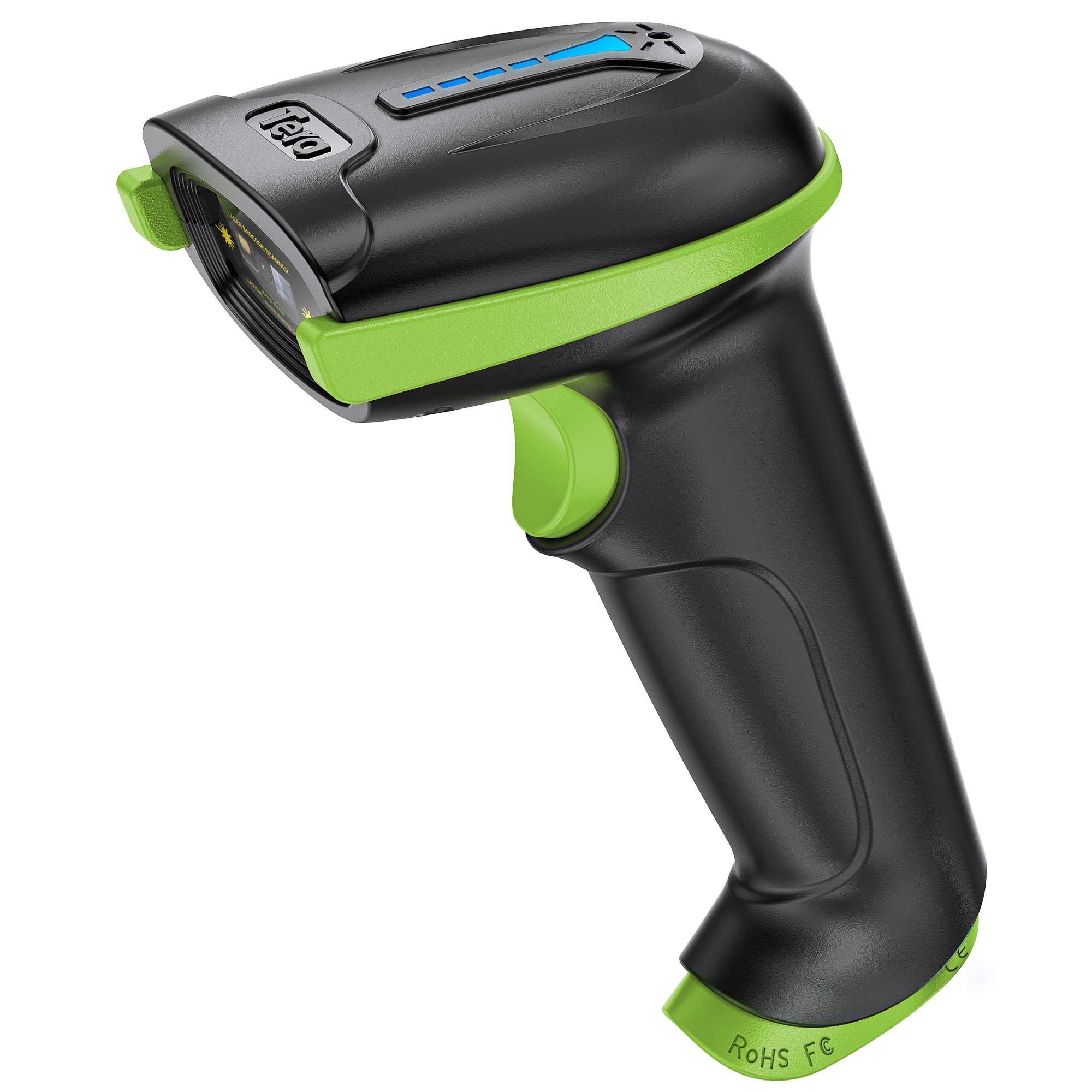 Tera Digital 5100 Barcode Scanner | 1D Wireless Laser Linear Bar