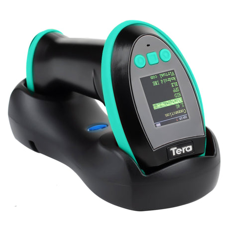 tera-hw0009-2d-wireless-barcode-scanner-with-display-screen blue