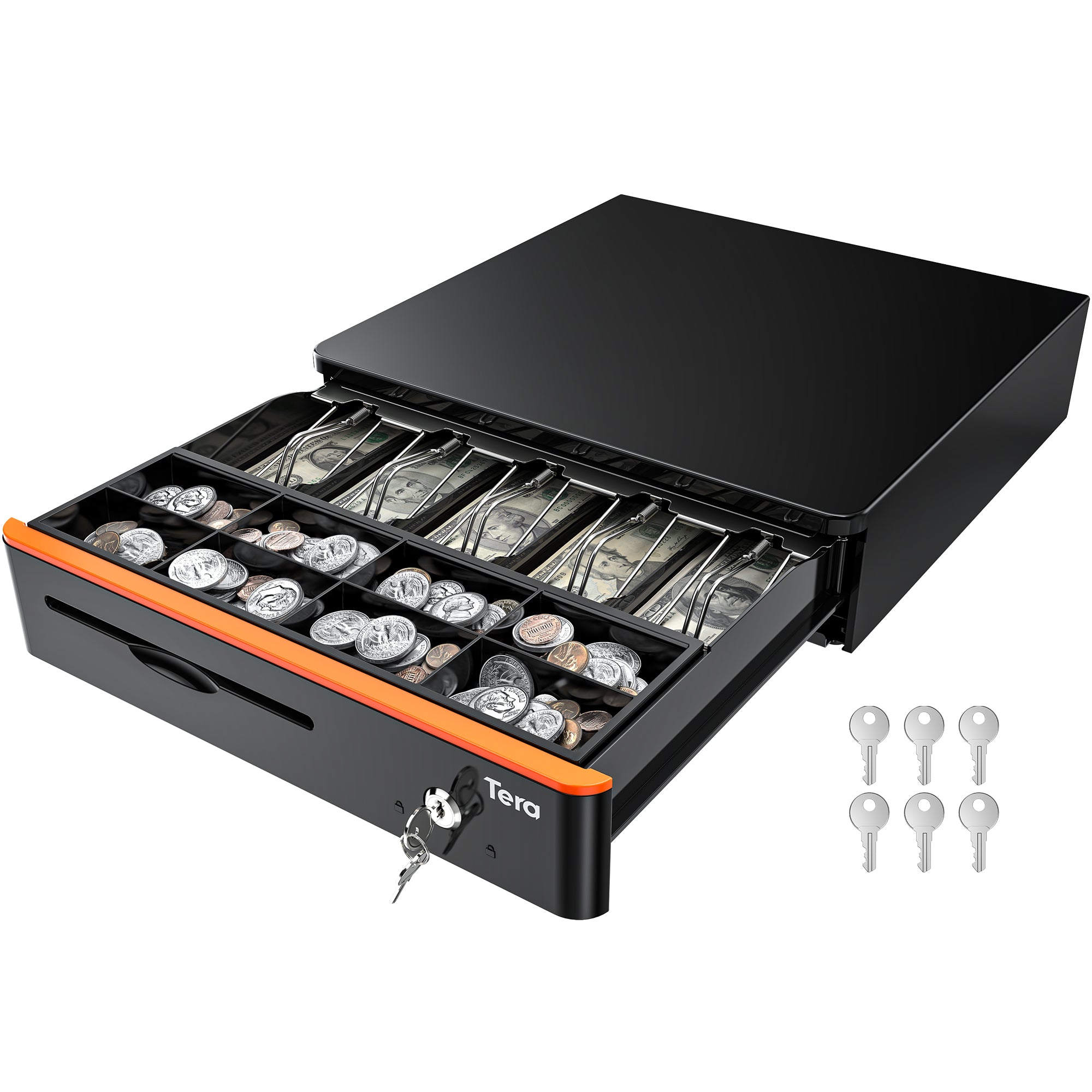 Tera 405R Cash Drawer | 16 inch Cash Register Drawer Counter