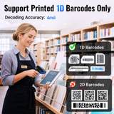 4100 Wireless Laser 1D Barcode Scanner