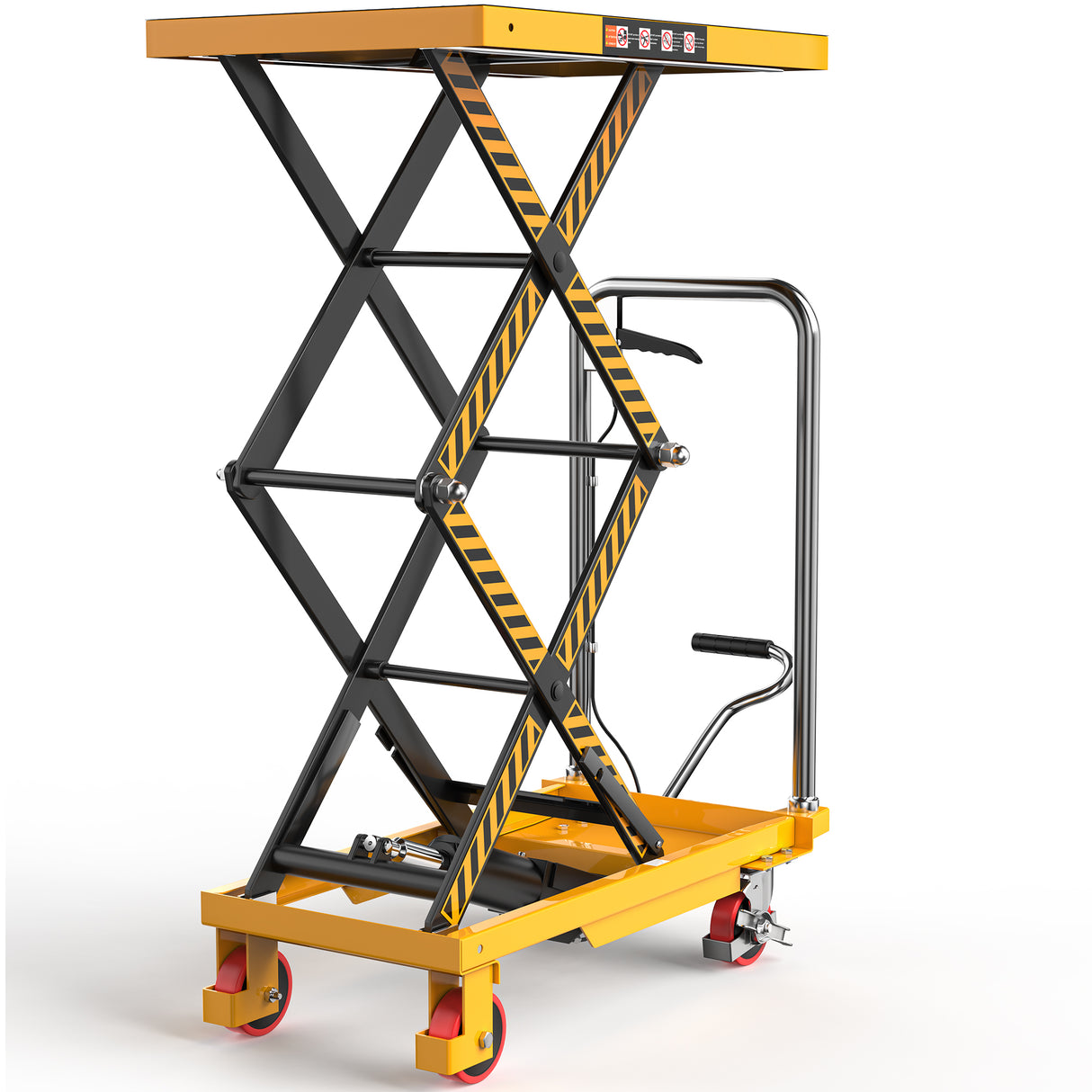 Hydraulic Lift Table Cart for Warehouse Material Handling