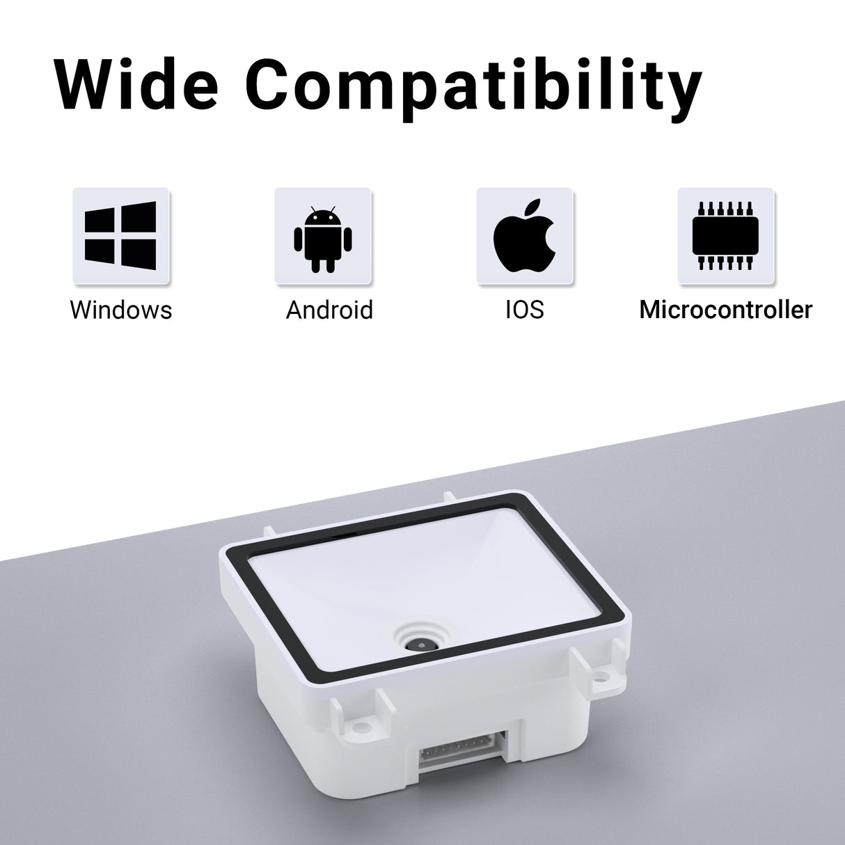 3100 2D Wired Embedded Barcode Scanner with USB Cable