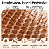 Honeycomb Packing Paper for Moving, Shipping and Gift Wrapping