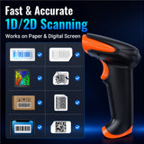 HW0002-O 2D Wireless Barcode Scanner