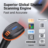 D6100 2D Wireless Barcode Scanner with Stand